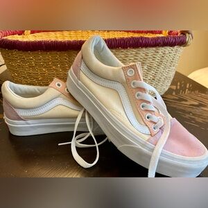 Women’s pastel colored vans